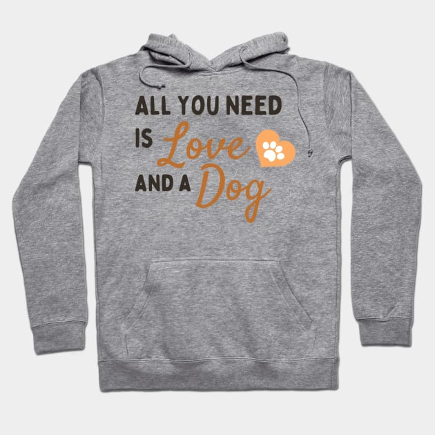 Feline Serenity: All You Need is Love and a Cat Hoodie by neverland-gifts